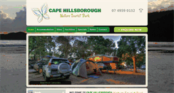 Desktop Screenshot of capehillsboroughresort.com.au
